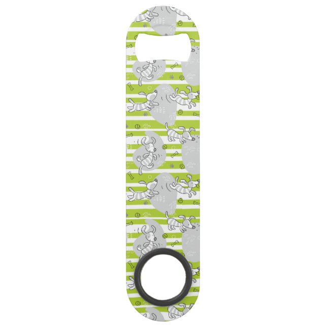dog playing pattern background (Front)