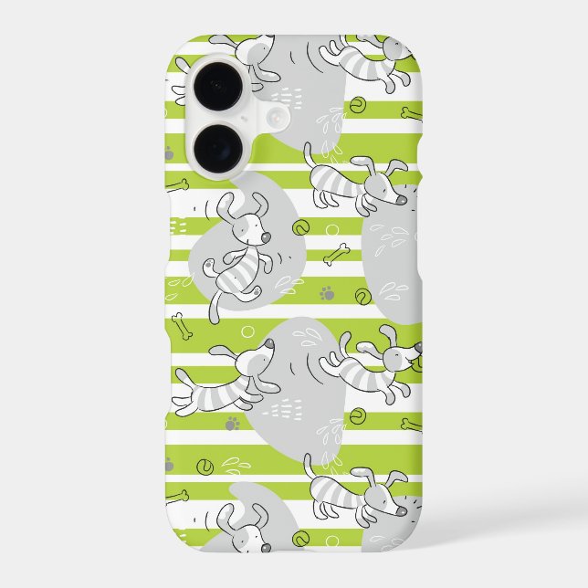 dog playing pattern background (Back)