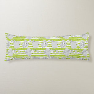 dog playing pattern background body cushion