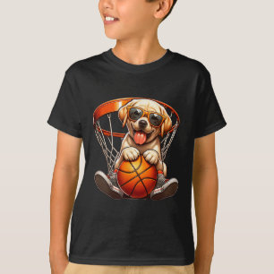 Dog Playing Sketll Costume Sports Lovers Dogs Play T-Shirt