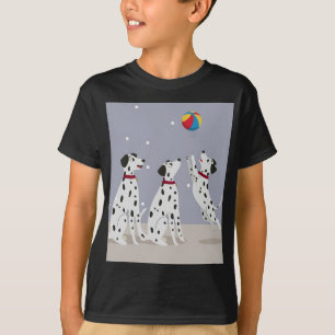 dog plays volley ball T-Shirt