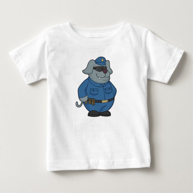 Dog Police officer Police Baby T-Shirt (Front)