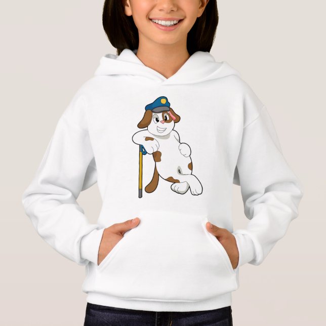 Dog Police officer Police hat (Front)