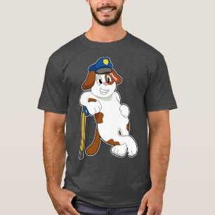 Dog Police officer Police hat T-Shirt