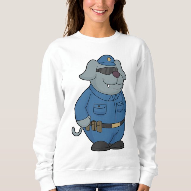 Dog Police officer Police Sweatshirt (Front)