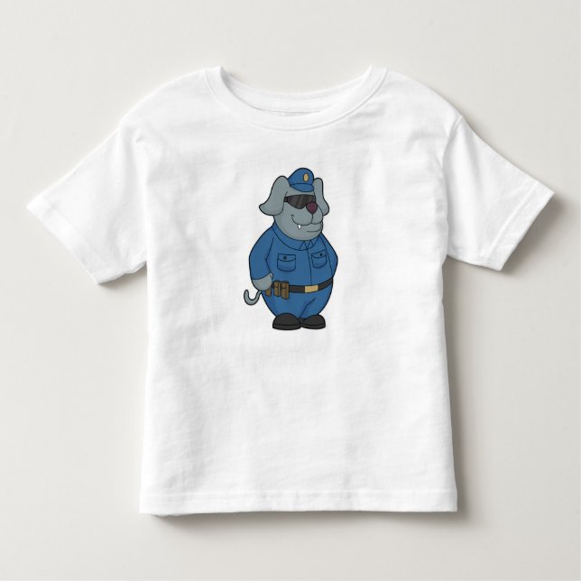 Dog Police officer Police Toddler T-Shirt (Front)