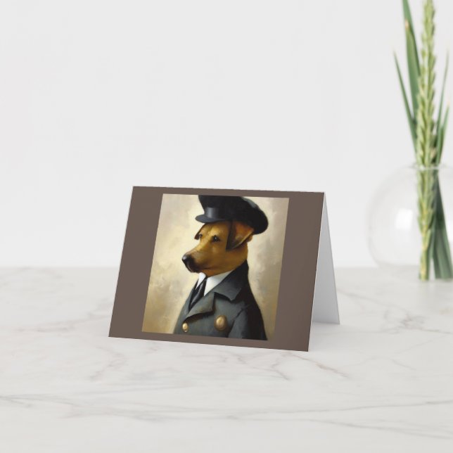 Dog Policeman Card (Front)