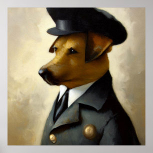 Dog Policeman Poster
