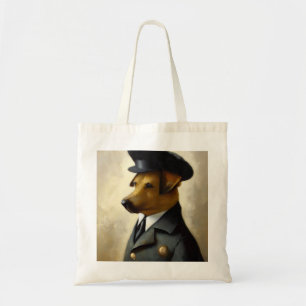 Dog Policeman Tote Bag