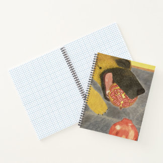 Dog&Pomegranate notebook