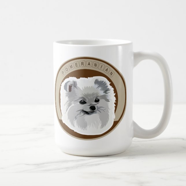 Dog Pomeranian Coffee Mug (Right)