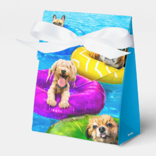 Dog Pool Party Favour Box