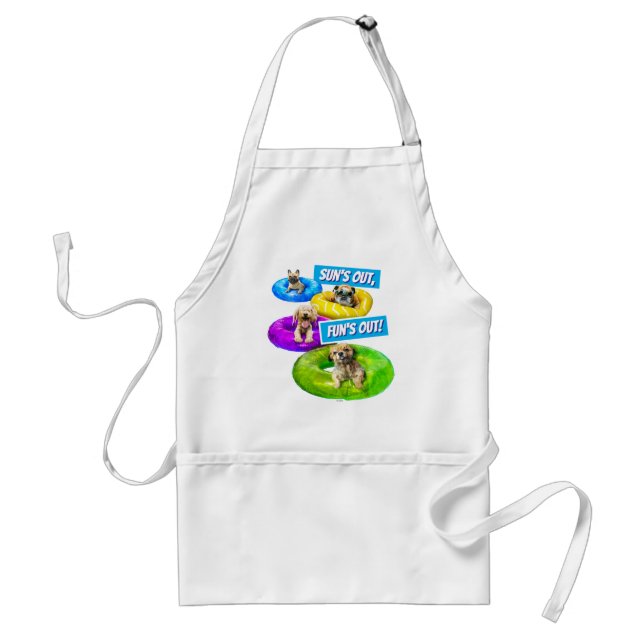 Dog Pool Party Standard Apron (Front)
