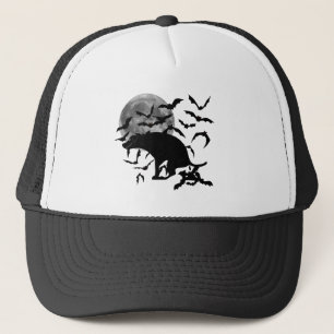 Dog Pooping Halloween Trucker Hat