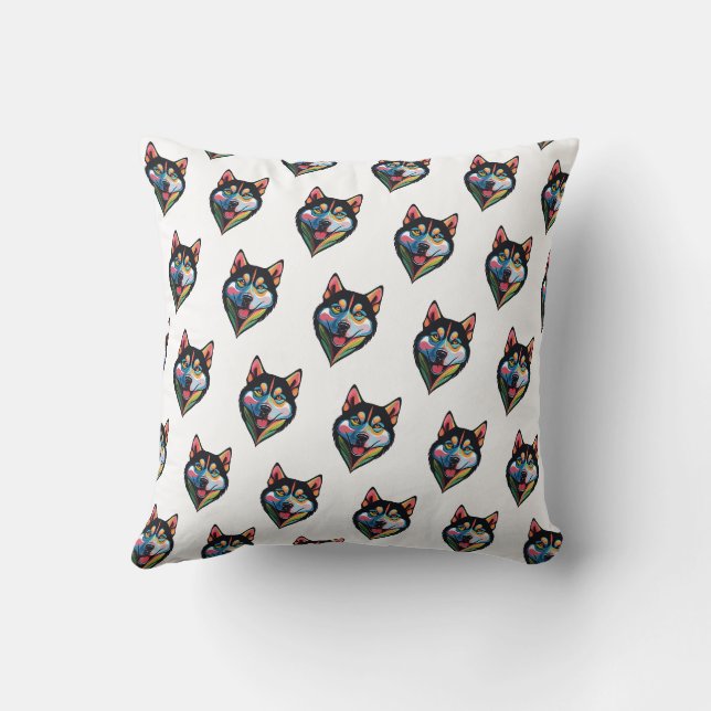 Dog Pop Art Cushion (Back)
