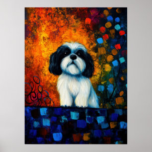Dog Portrait Art Poster