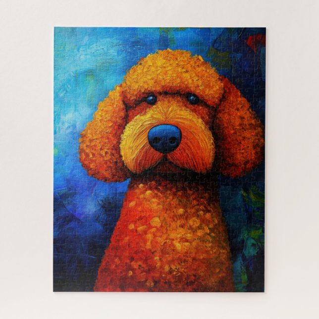Dog Portrait Art Puzzle (Vertical)