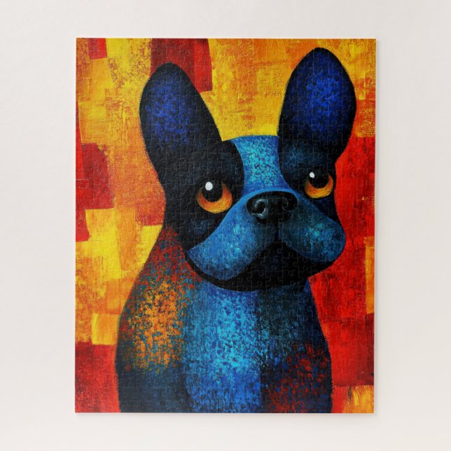 Dog Portrait Art Puzzle (Vertical)