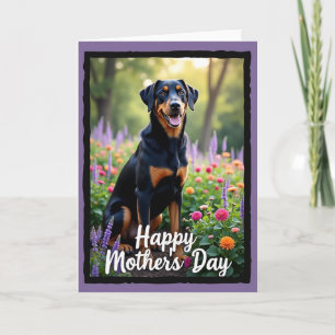 Dog Portrait Mothers Day Card