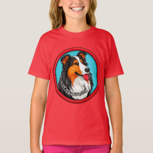 Dog Portrait Ornate Artistic Style T-Shirt