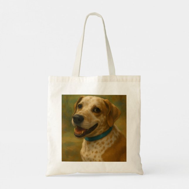Dog Portrait Tote Bag  (Back)