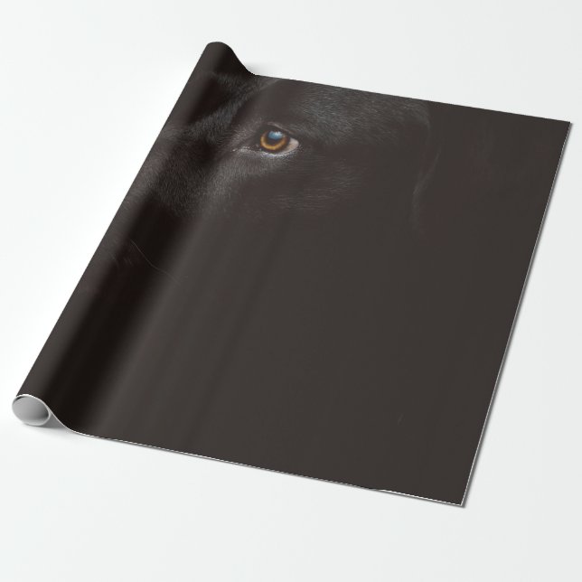 DOG PORTRAIT WRAPPING PAPER (Unrolled)