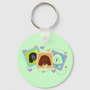 Dog Portraits Tshirts and Gifts Key Ring