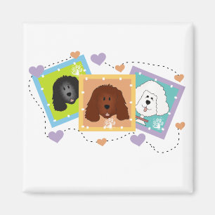 Dog Portraits Tshirts and Gifts Magnet