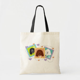 Dog Portraits Tshirts and Gifts Tote Bag