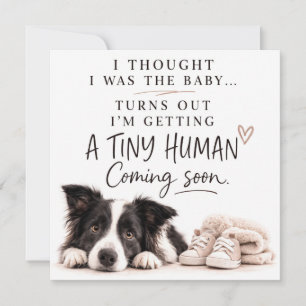 Dog Pregnancy Announcement Card