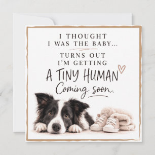 Dog Pregnancy Announcement Card