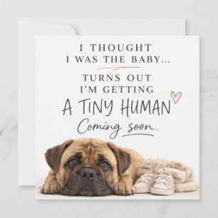 Dog Pregnancy Announcement Card