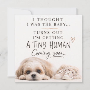 Dog Pregnancy Announcement Card
