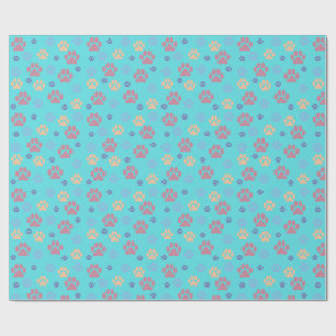 Dog Print Wrapping Paper