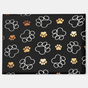 dog prints magnet