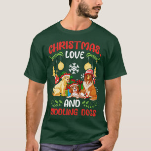 Dog Pug Love For Animals Christmas Love And Dogs 1 T-Shirt