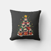 Dog Pugs Christmas Tree Cute Xmas (1)