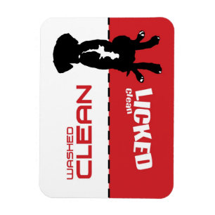 Dog Puppy Dishwasher Magnet - Licked Clean