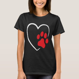 Dog Puppy Heart Animal Dog funny dog lover T-Shirt