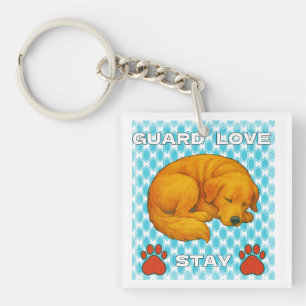 dog quote key ring