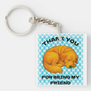 dog quote key ring