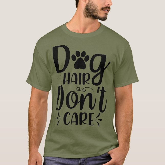Dog Quote Typography T-Shirt (Front)