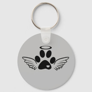 Dog Rainbow Bridge Key Ring