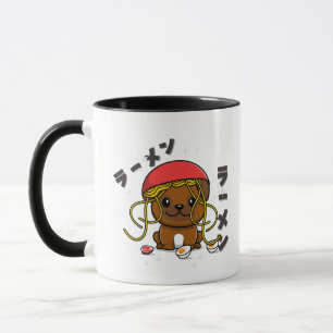 Dog Ramen Cute Kawaii Mug
