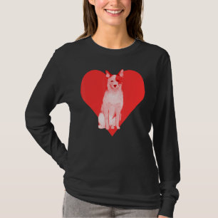 Dog Red Heart Australian Cattle T-Shirt