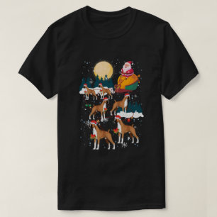 Dog Reindeer Boxer Christmas Gift T-Shirt