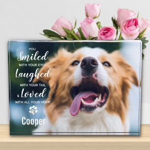 Dog Remembrance Pet Loss Keepsake Pet Memorial Photo Block