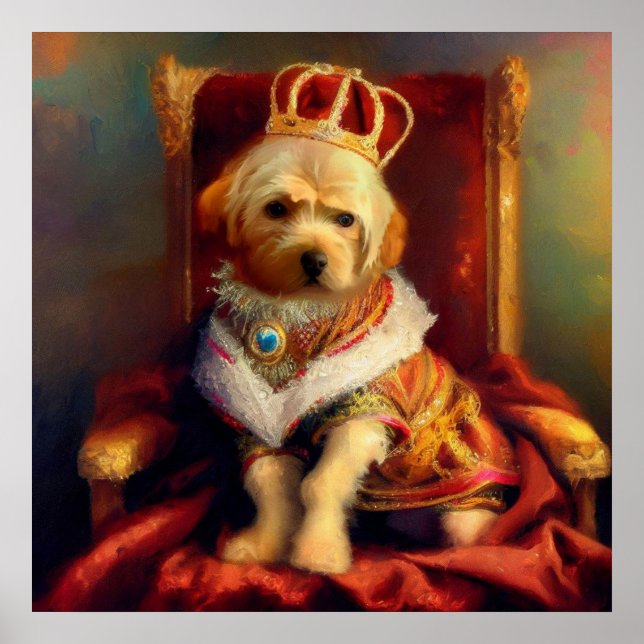 Dog Renaissance King Poster (Front)