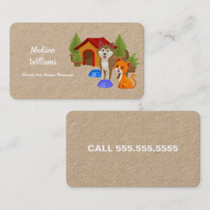 Dog Rescue Business Card