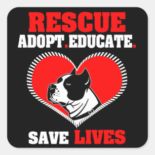 Dog Rescue Sticker